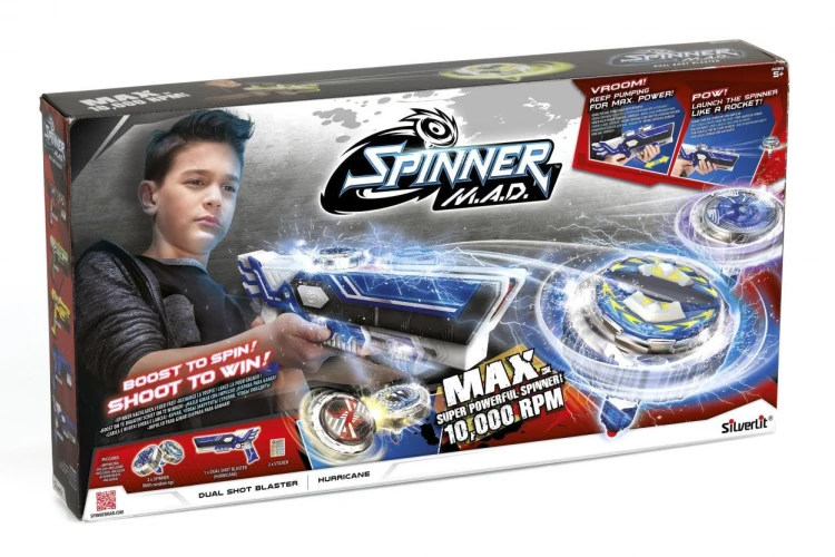 Pistolet Dual Shot Blaster Spinner, Dumel