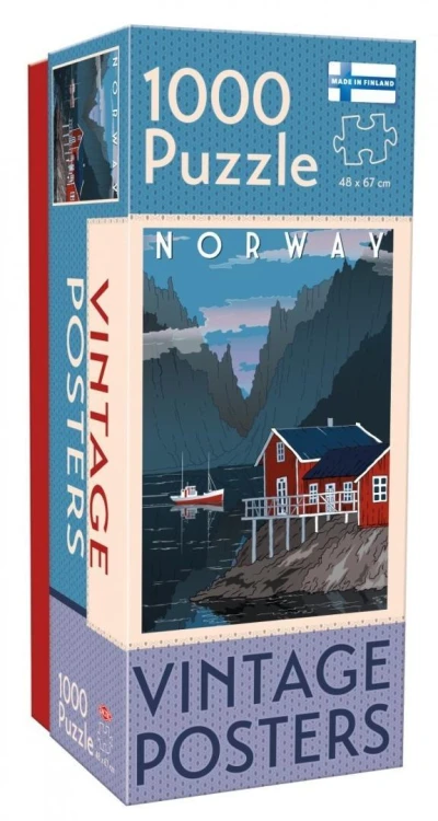 Puzzle 1000 Lovers Vintage Posters Norway, Tactic