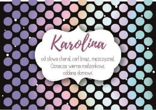 Magnes Imiona - Karolina, Szaron