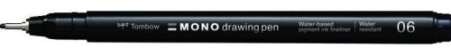 Cienkopis Mono drawing pen czarny 06 0.5mm, Tombow
