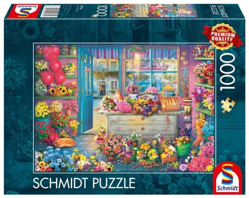 Puzzle PQ 1000 Kwiaciarnia G3, Schmidt