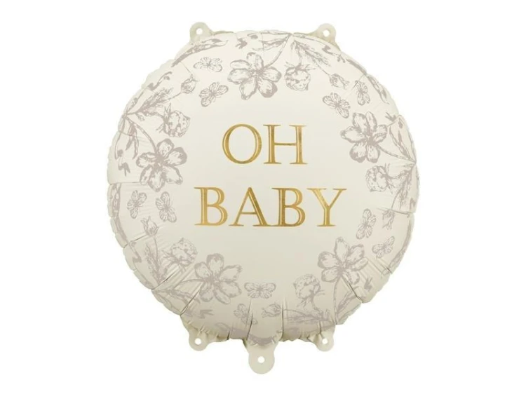 Balon foliowy pastylka Oh Baby 35x35cm