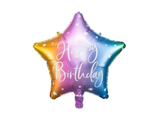 Balon foliowy Happy Birthday 40cm
