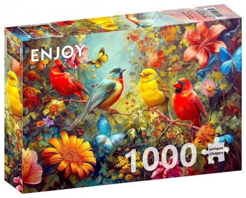 Puzzle 1000 Ćwierkanie i trzepotanie, Enjoy