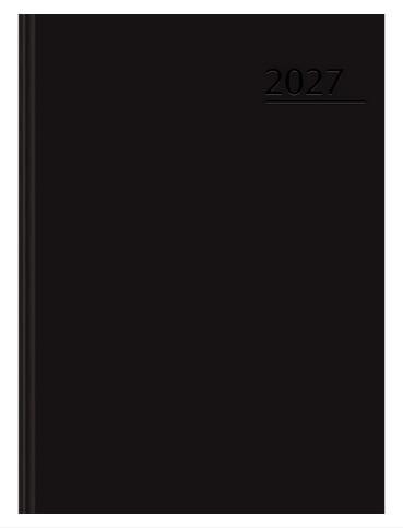 Kalendarz 2027 dzienny A5 basic czarny TOP2000