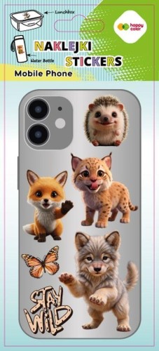 Naklejki Wild Animals 90x205 HAPPY COLOR, GDD