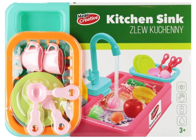 Zestaw kuchenny zlew + akcesoria, Mega Creative