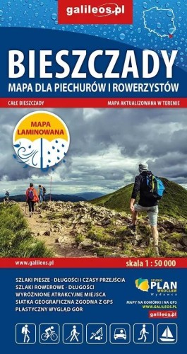 Mapa - Bieszczady 1:50 000, praca zbiorowa