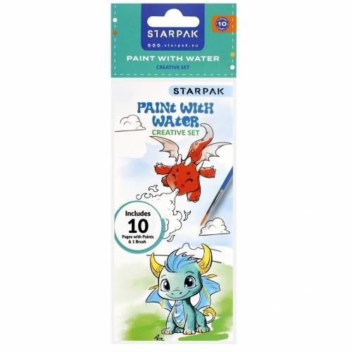 Zestaw kreatywny malowanie wodą + pędzelek