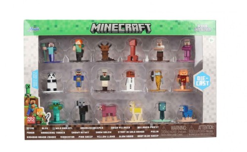 Jada Minecraft Metal fig 18-pak 4cm W13, Jada