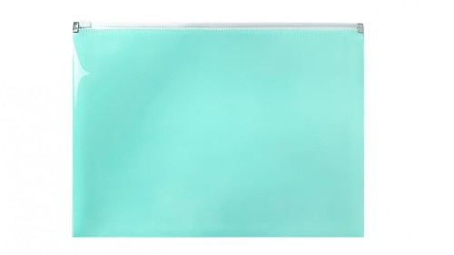 Teczka na suwak A4 PP pastel zielony, Biurfol