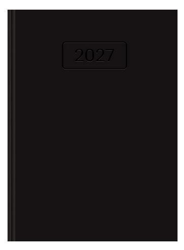 Kalendarz 2027 szefa A4 dzienny czarny HERLITZ