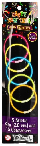 Bransoletka fluorescencyjna 5szt