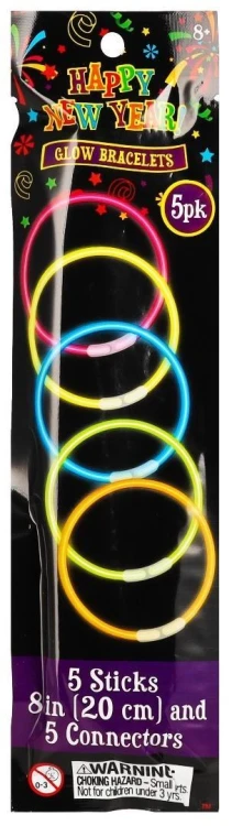 Bransoletka fluorescencyjna 5szt