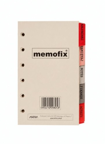 Wkład kalendarzowy 2027 Memofix A6 K komplet