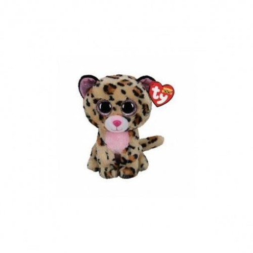 Beanie Boos Livvie - różowy leopard 24 cm, TY