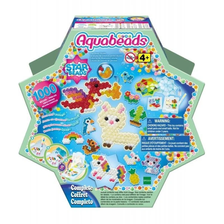 Aquabeads Koraliki Gwiazdki zestaw startowy, EPOCH