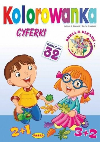 Cyferki. Kolorowanka, praca zbiorowa