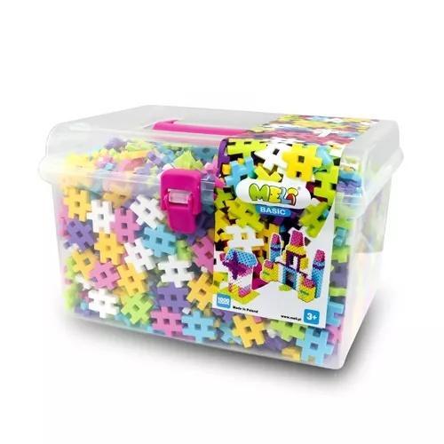 Klocki Meli Basic Pink Travel Box 1000szt, Meli