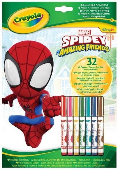 Kolorowanka z flamastrami Spidey i super-kumple