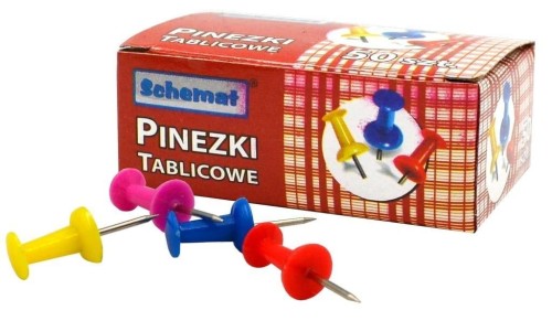Pinezki tablicowe 50szt, Schemat