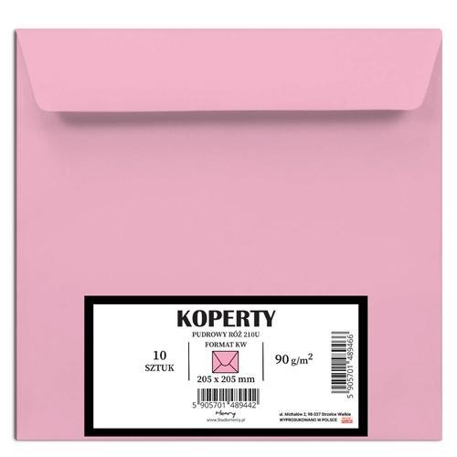Koperty KWD pudrowy róż 10szt, Henry