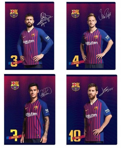 Zeszyt A5/32k kratka FC Barcelona (10szt) ASTRA