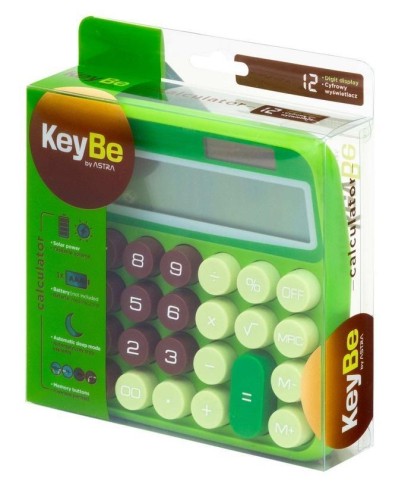 Kalkulator biurkowy 12-cyfrowy Pixel One, KeyBe