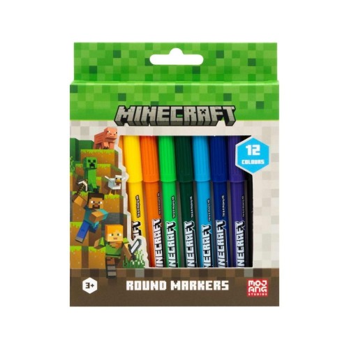 Flamastry Minecraft 12 kolorów ASTRA