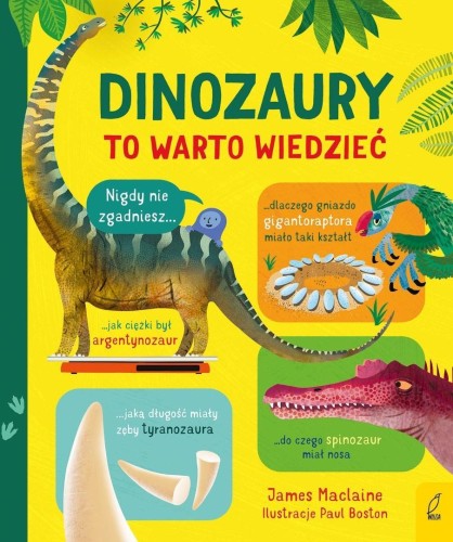 To warto wiedzieć. Dinozaury, James Maclaine