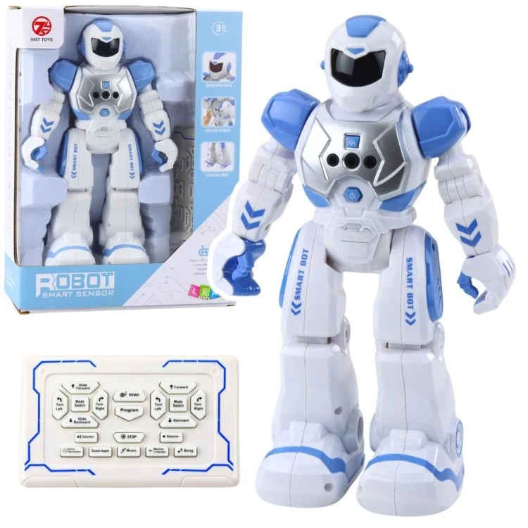Robot edukacyjny R/C mówi, tańczy światło i dźwięk