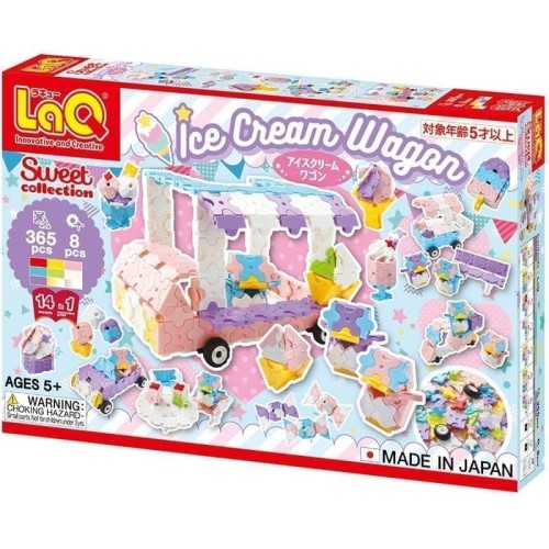 Klocki edukacyjne Ice Cream Wagon, LaQ