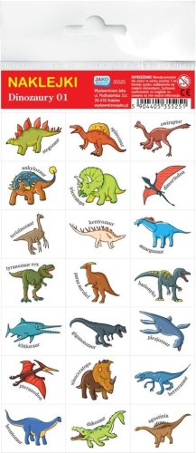 Naklejki. Dinozaury, Wydawnictwo Jako