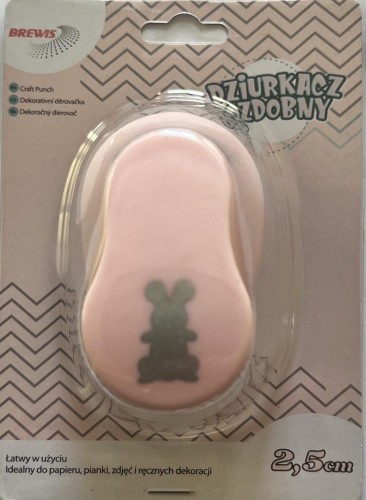 Dziurkacz ozdobny Zając 2.5cm, Brewis