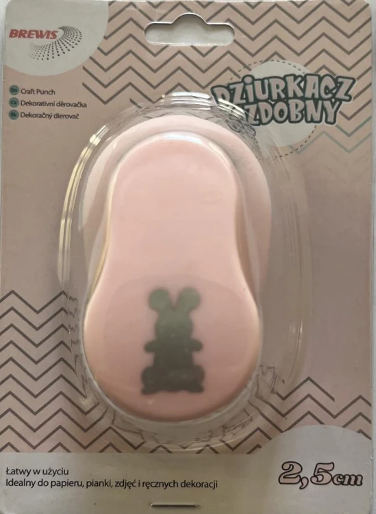 Dziurkacz ozdobny Zając 2.5cm, Brewis