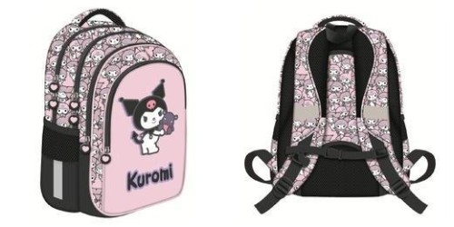 Plecak 4 komorowy Kuromi pink, ST-MAJEWSKI