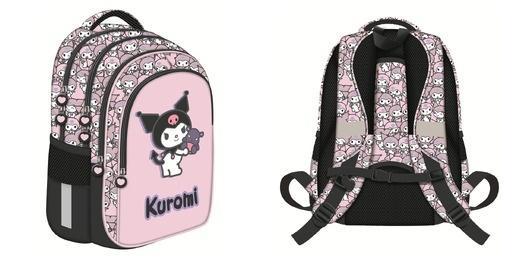 Plecak 4 komorowy Kuromi pink, ST-MAJEWSKI