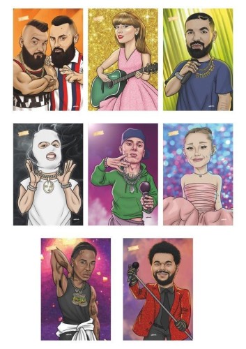 Zeszyt A5/60K kratka Pop Icons (10szt) MAR MAR