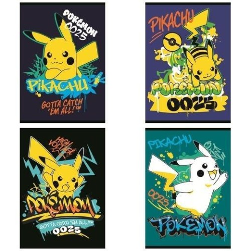 Zeszyt A5/32k linia dwukolorowa Pokemon (15szt)