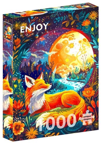 Puzzle 1000 Księżycowy lis, Enjoy