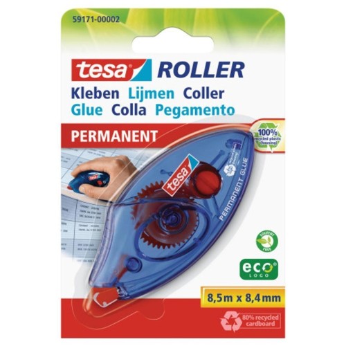 Klej w taśmie EcoLogo 8,5m x 8,4mm, Tesa