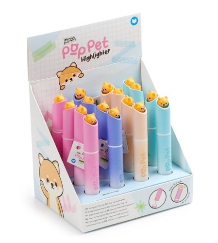 Zakreślacz Adoramals Pets Shiba Inu (16szt)