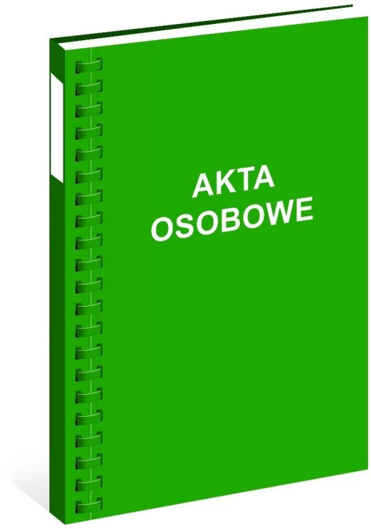 Teczka akt osobowych A4 bigowana zielona (10szt)