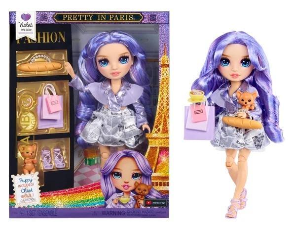 Rainbow High Pretty in Paris Fashion Doll- Violet