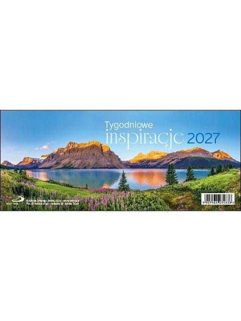 Kalendarz 2027 biurkowy - Tygodniowe inspiracje