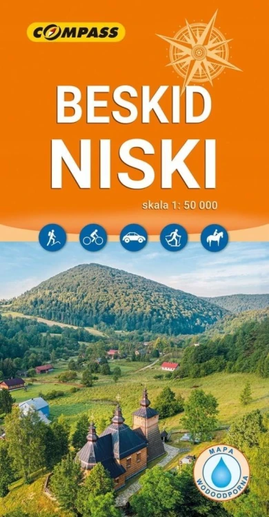 Mapa turystyczna - Beskid Niski 1:50 000 w.2026