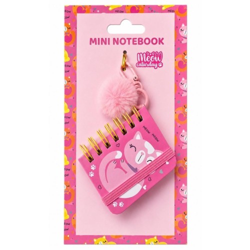 Brelok mini notes różowy, STnux