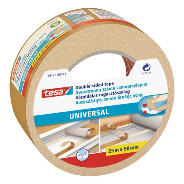 Taśma uniwersalna dwustronna 25m x 50mm, Tesa