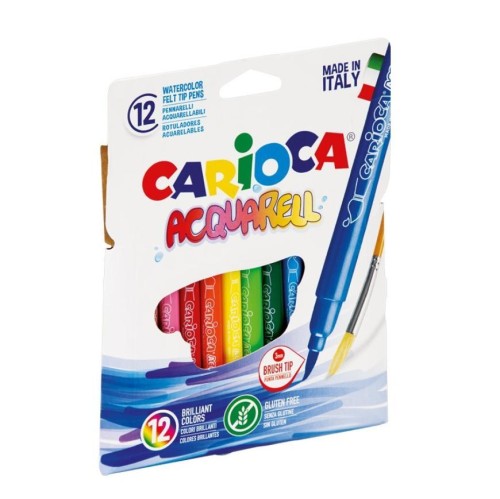 Pisaki Acquarel 12 kolorów CARIOCA, Carioca