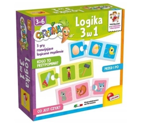 Carotina - Logika 3w1, Lisciani